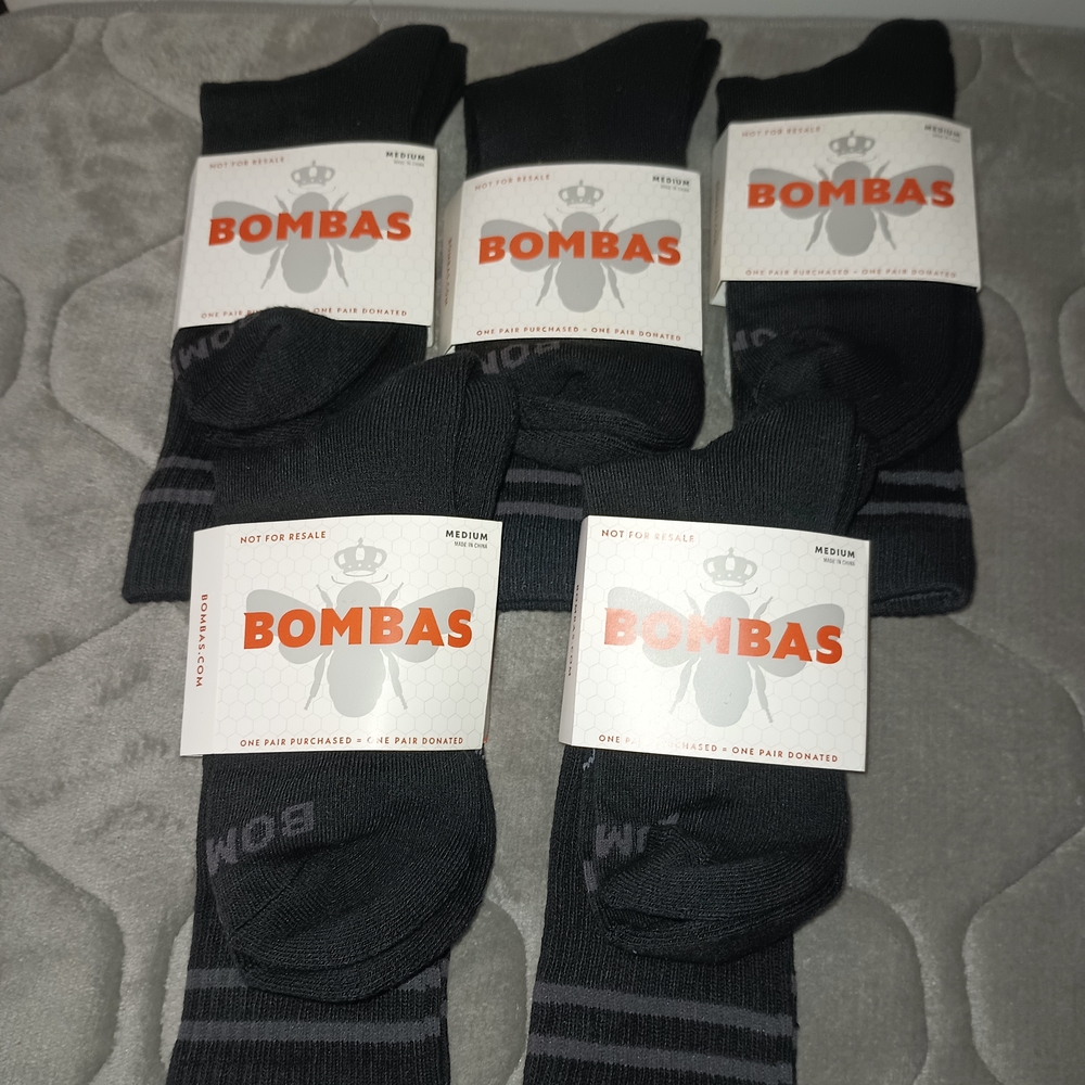 Bombas Black Men's Casual Socks
